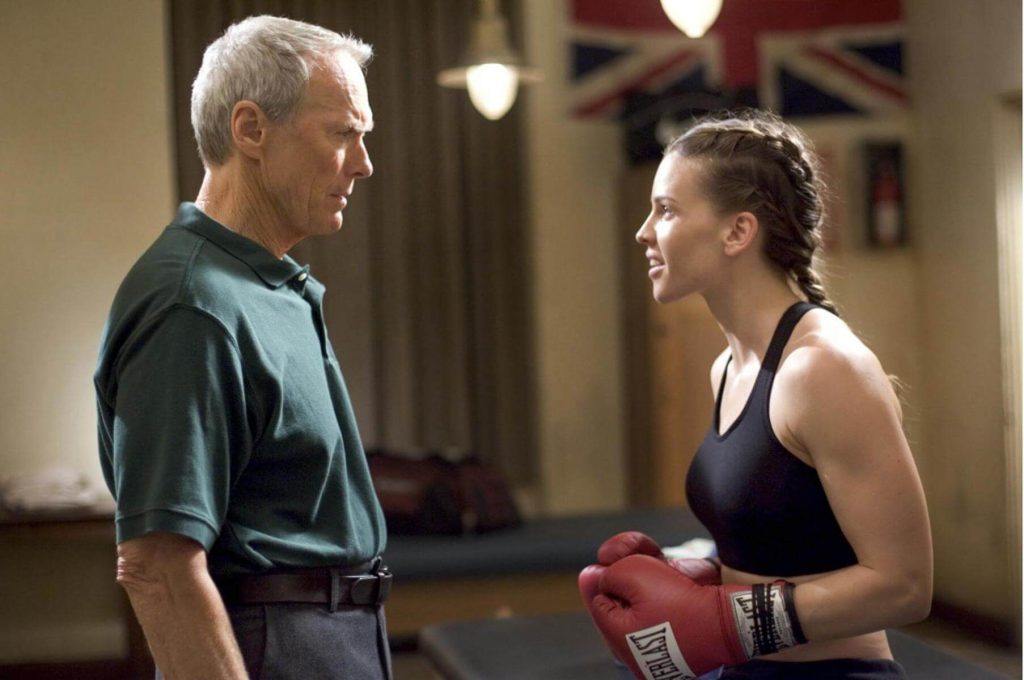 Clint Eastwood in a still from Million Dollar Baby
