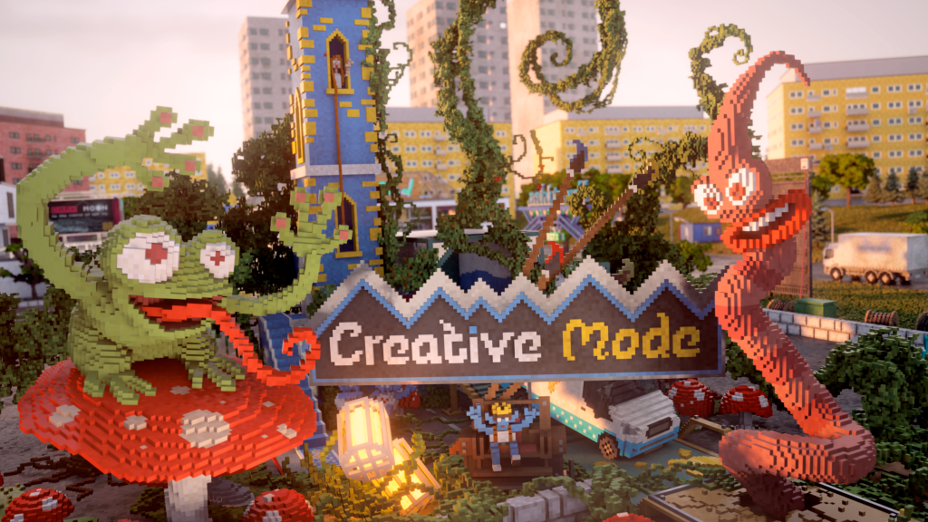Let your creativity run wild in Teardown's Creativity mode.