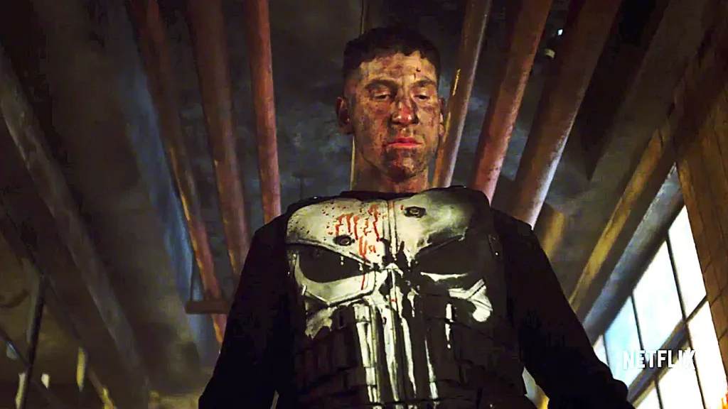 A still from Netflix's The Punisher 