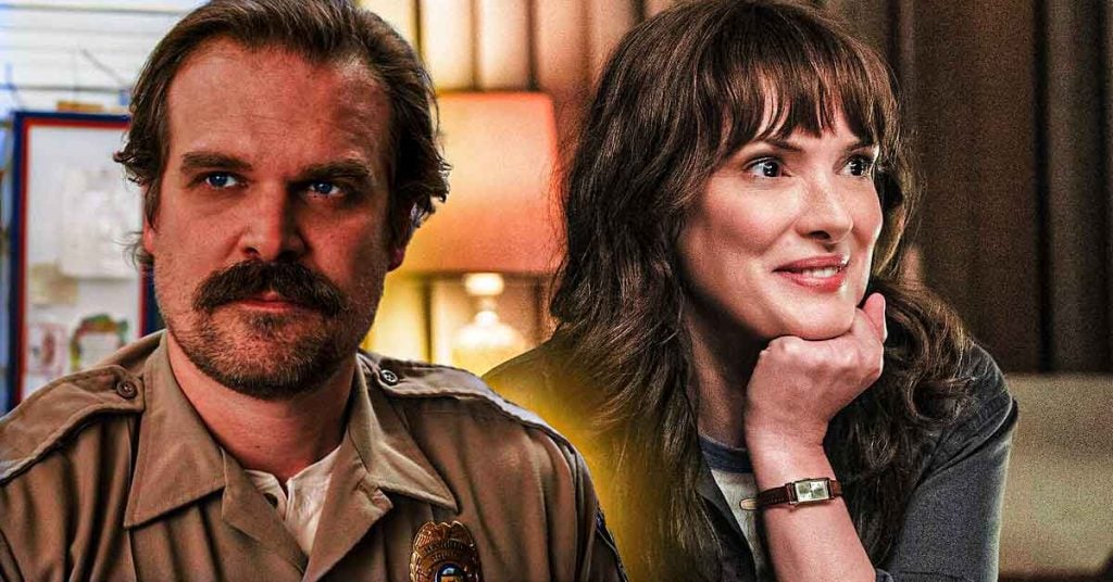 “David was far more nervous”: David Harbour Admits He Was Nervous While Making Out With Old Crush Winona Ryder in Stranger Things 4