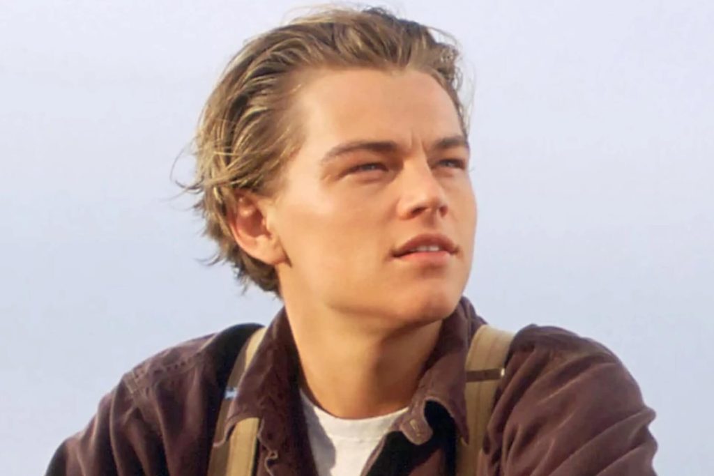 Leonardo DiCaprio in a still from Titanic