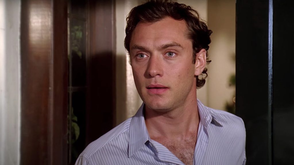 Jude Law in a still from The Holiday