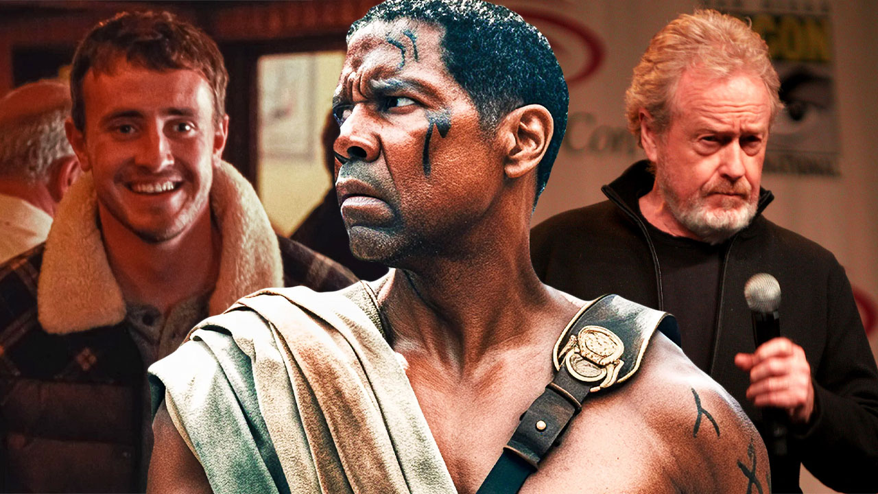 denzel washington’s gladiator 2 arc pits him against “two crazy princes” including paul mescal in ridley scott’s epic sequel