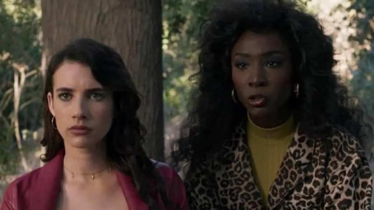 Emma Roberts and Angelica Ross in American Horror Story: 1984