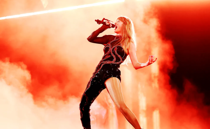 A still from Taylor Swift: The Eras Tour