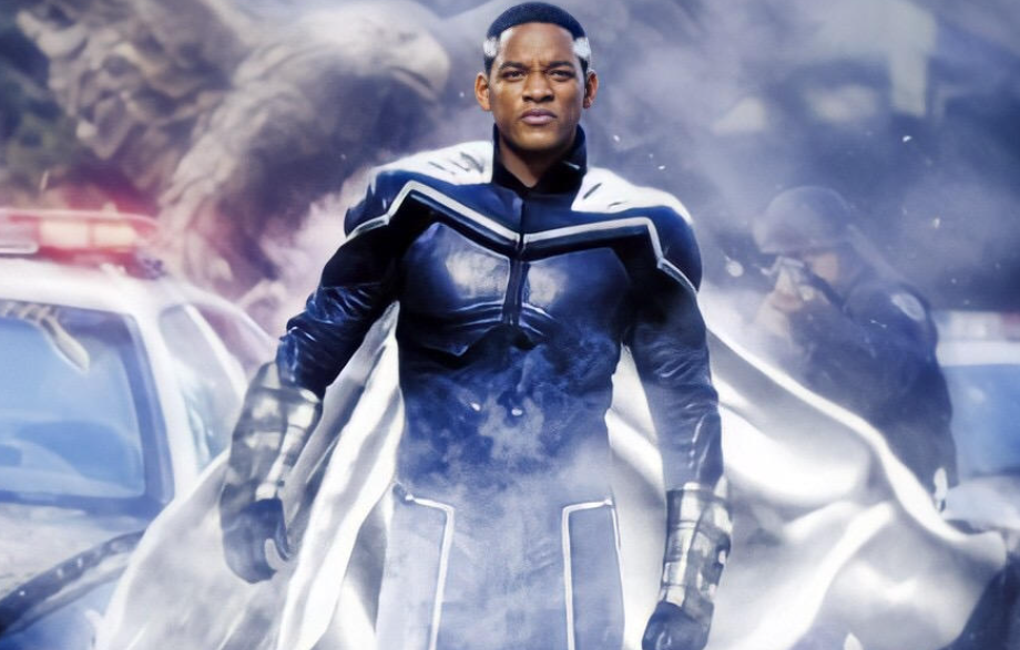 Will Smith as Blue Marvel in a viral fan art (credit: DesmondKing)?
