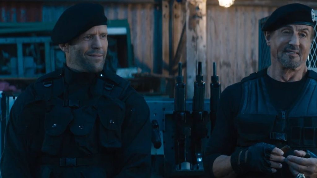 Sylvester Stallone and Jason Statham in Expend4bles