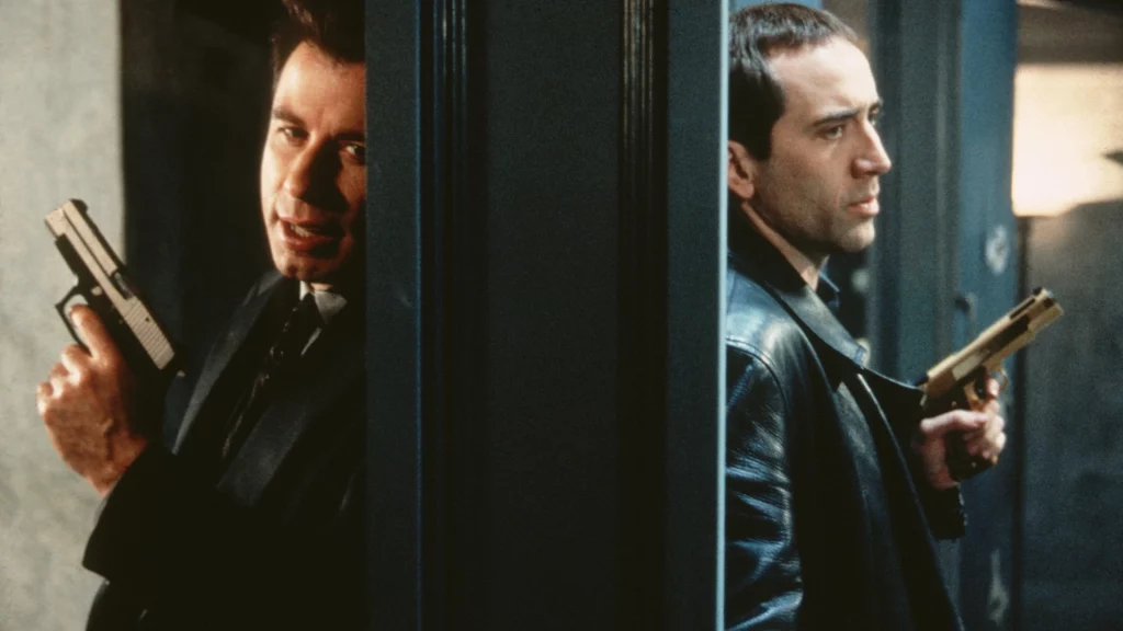 Nicolas Cage and John Travolta in Face/Off