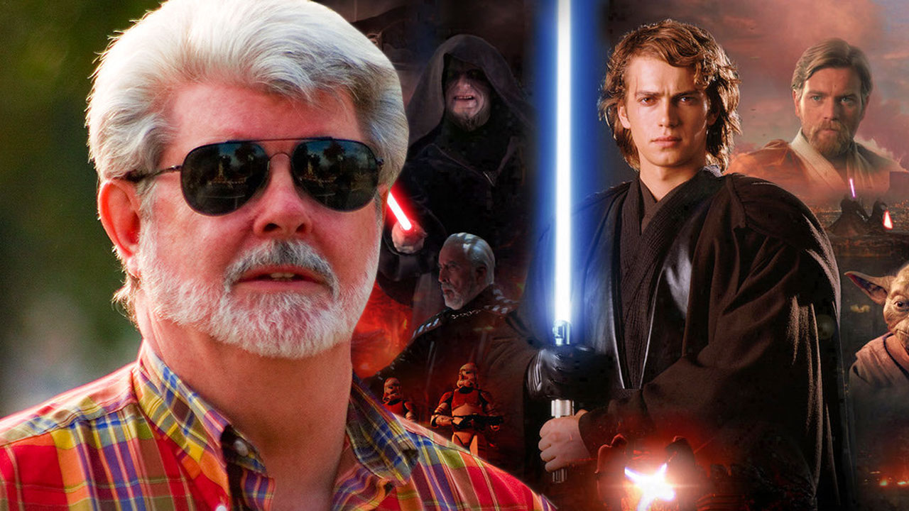george lucas had to cast himself in several star wars episode iii scenes after his world-building stretched the actors too thin