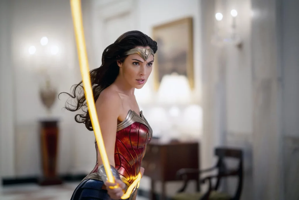 Gal Gadot as Wonder Woman in the DCEU