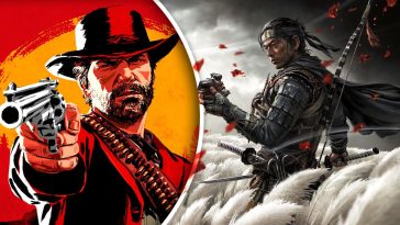 ghost of tsushima and red dead redemption 2 amongst best playstation open worlds, fans agree
