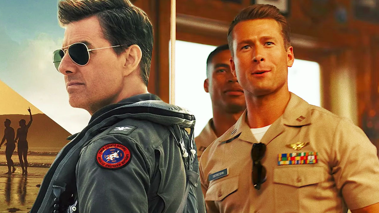 glen powell was terrified by tom cruise’s reaction after top gun: maverick stunt went awfully wrong