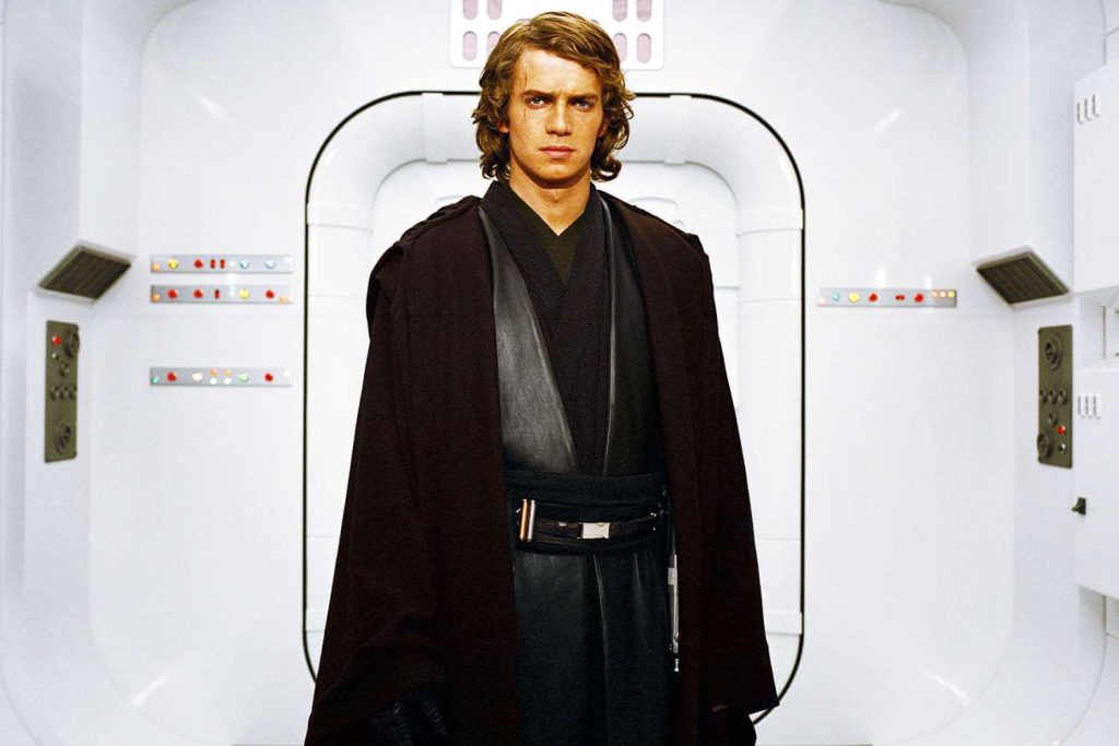 Hayden Christensen as Darth Vader from Star Wars