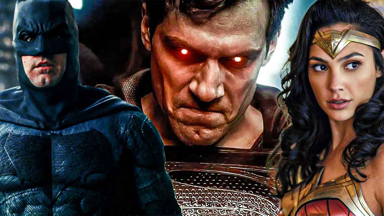 Henry Cavill Rejoins DCU as Evil Superman from Another Reality after Superman Legacy, Ben Affleck and Gal Gadot Follow Suit in DC Art