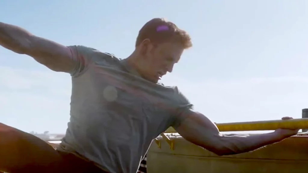 Chris Evans' iconic helicopter scene in Captain America: The Winter Soldier