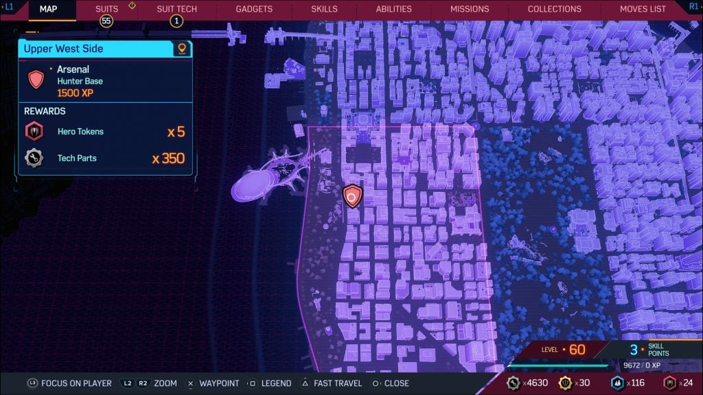 Locations of all Hunter Blinds and Bases in Marvel's Spider-Man 2