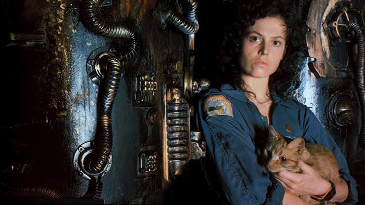 Sigourney Weaver in a still from Alien