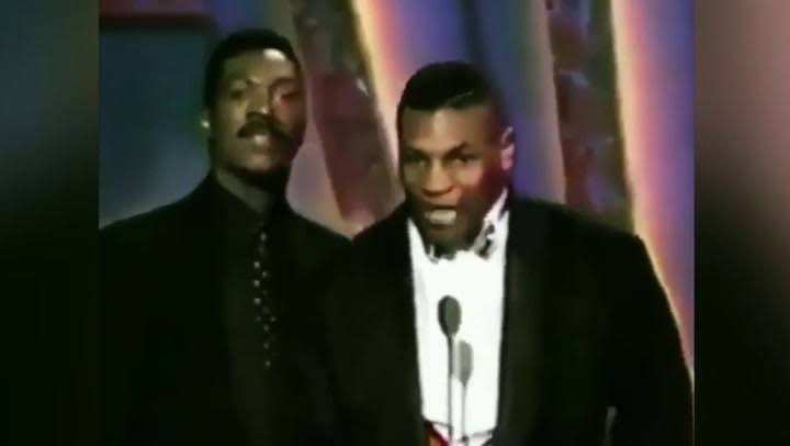 Mike Tyson and Eddie Murphy 
