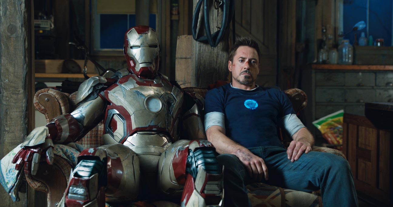 Robert Downey Jr. as Tony Stark in a still from Iron Man 3