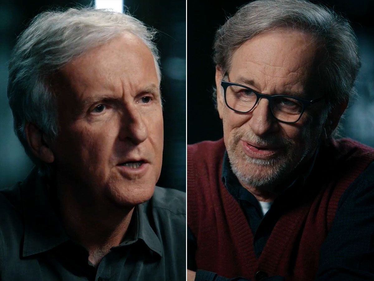 James Cameron and Steven Spielberg