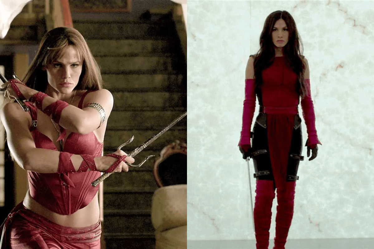 Jennifer Garner and Élodie Yung as two different versions of Elektra