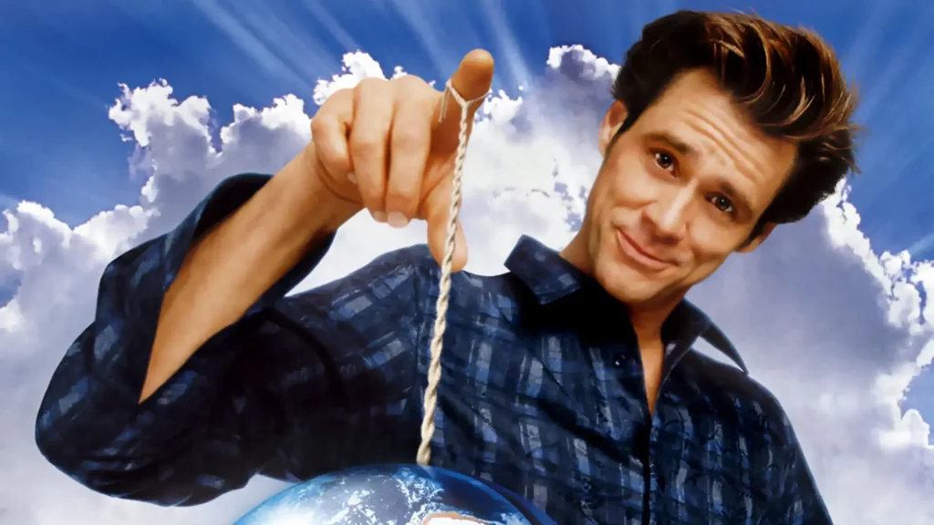 Jim Carrey in a still from Bruce Almighty (2003)
