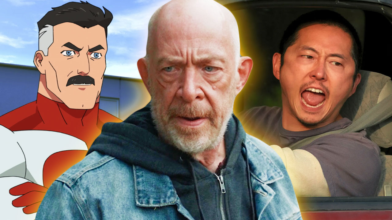 jk simmons thinks steven yeun’s zombie series suits his invincible character better despite show’s creator feeling otherwise