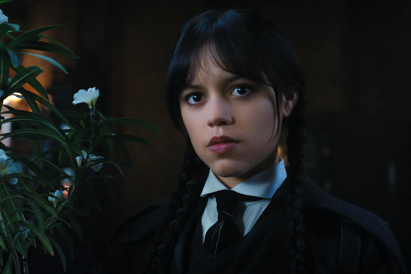 Jenna Ortega in and as Wednesday