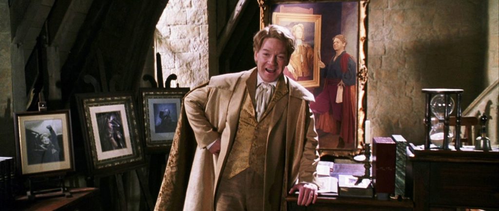 Kenneth Branagh in a still from Harry Potter and The Chamber of Secrets 