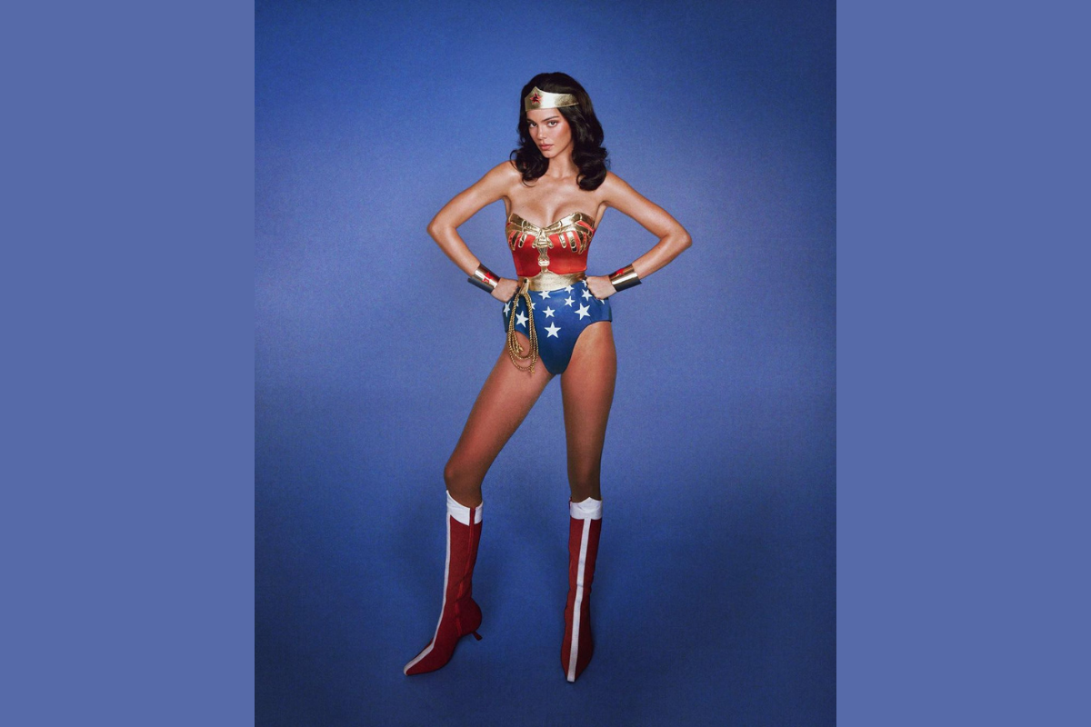 Kendall Jenner's Halloween costume as Wonder Woman