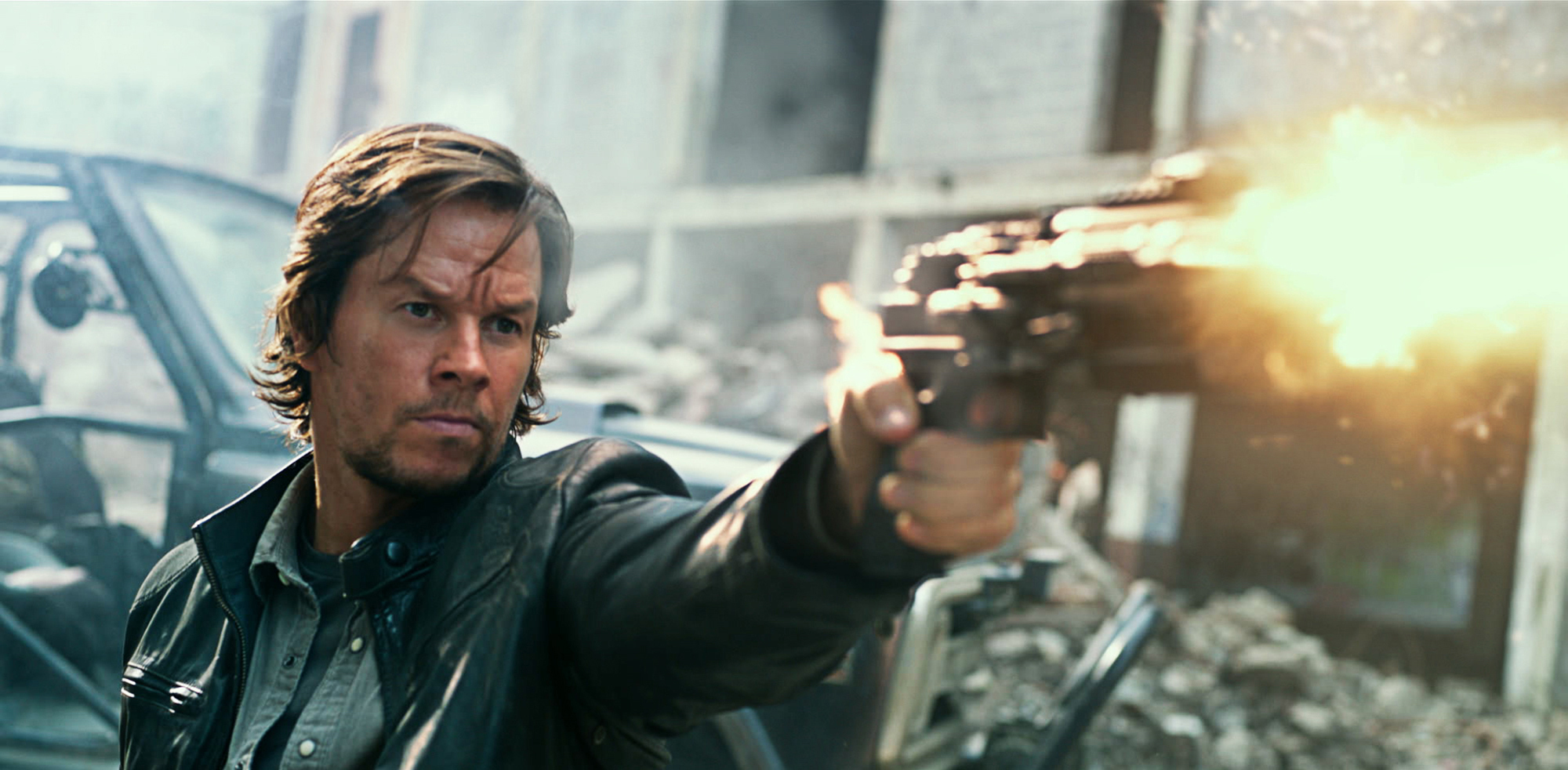 Mark Wahlberg as Cade Yeager in Transformers: The Last Knight