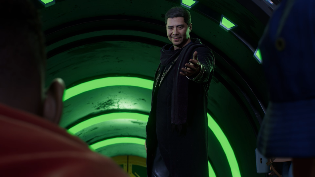 Mysterio's first appearance in Marvel's Spider-Man 2