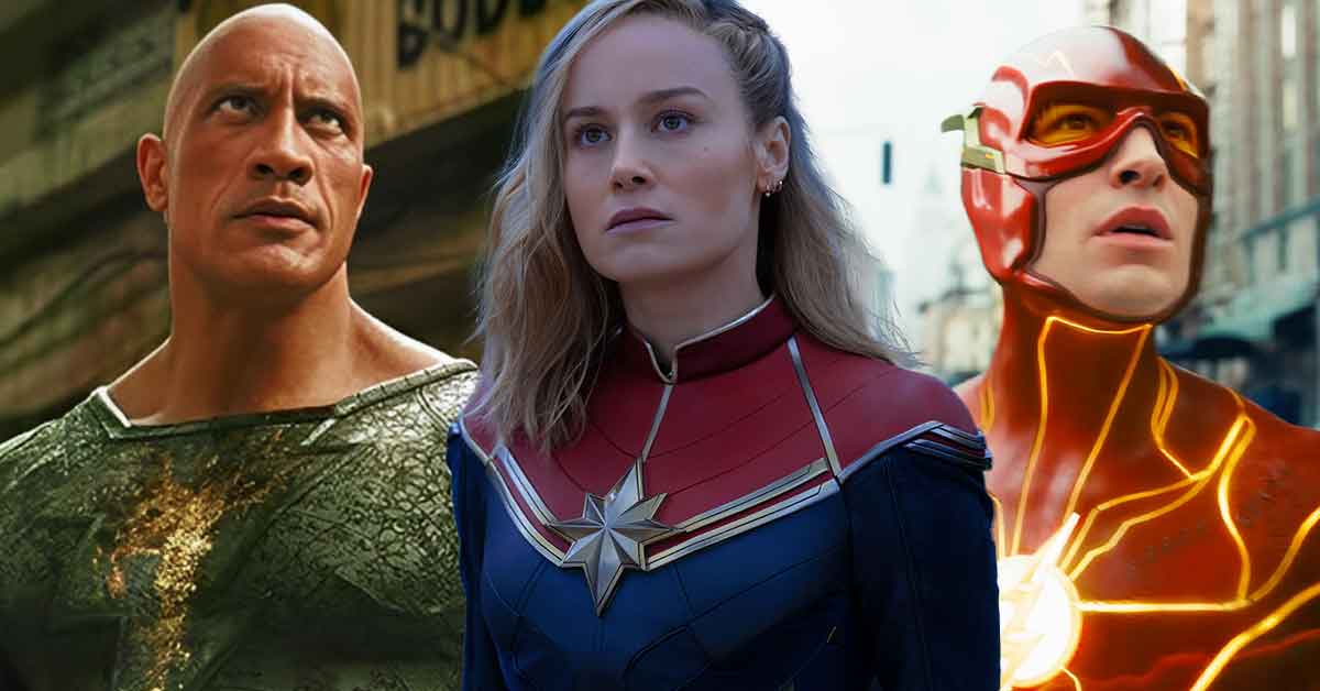 "MCU is done": Brie Larson's The Marvels Pre-Sales is Lower Than Dwayne Johnson's Black Adam, Ezra Miller's The Flash