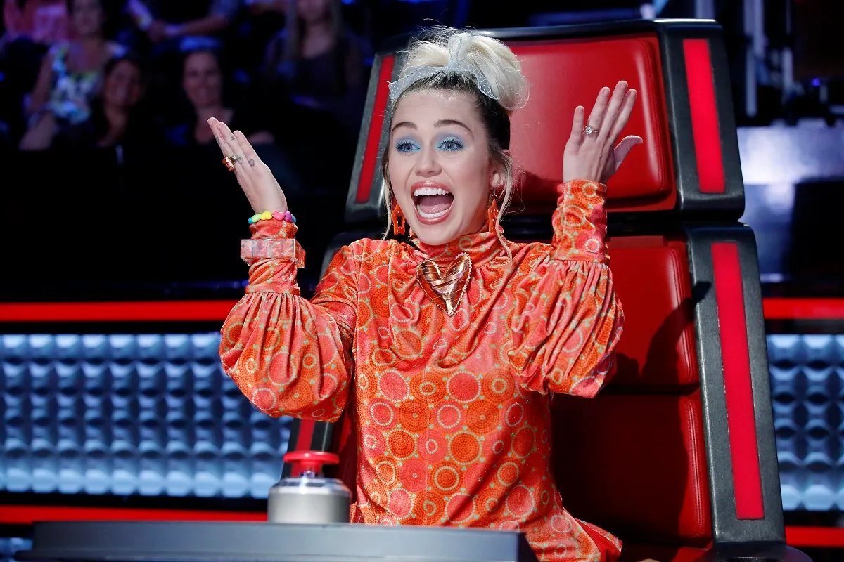 Miley Cyrus in The Voice