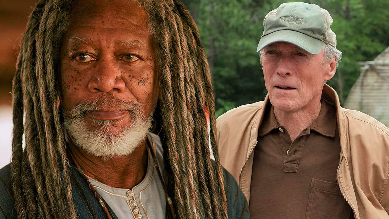 morgan freeman was in disbelief after one small gesture from clint eastwood