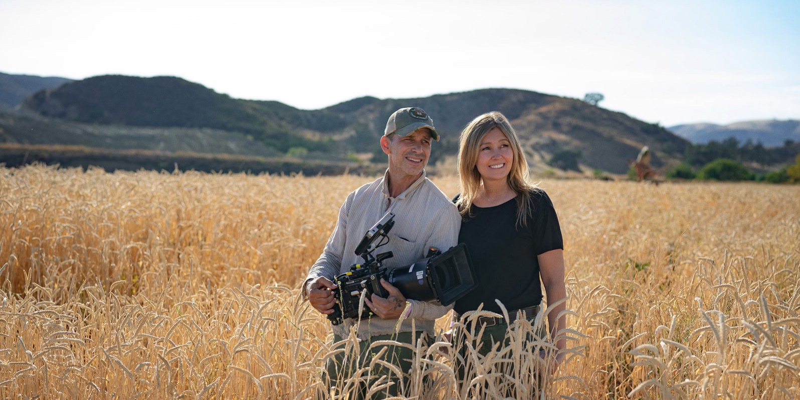 Director Zack and producer Deborah Snyder