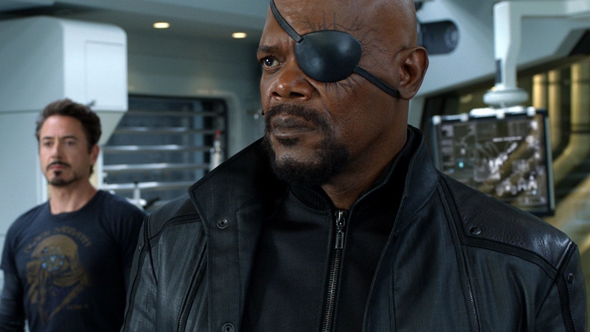 Samuel L. Jackson as Nick Fury in the Avengers