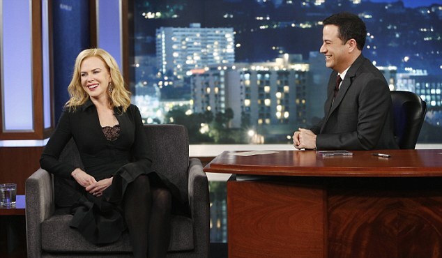 Nicole Kidman on her second appearance on Jimmy Kimmel Live! 