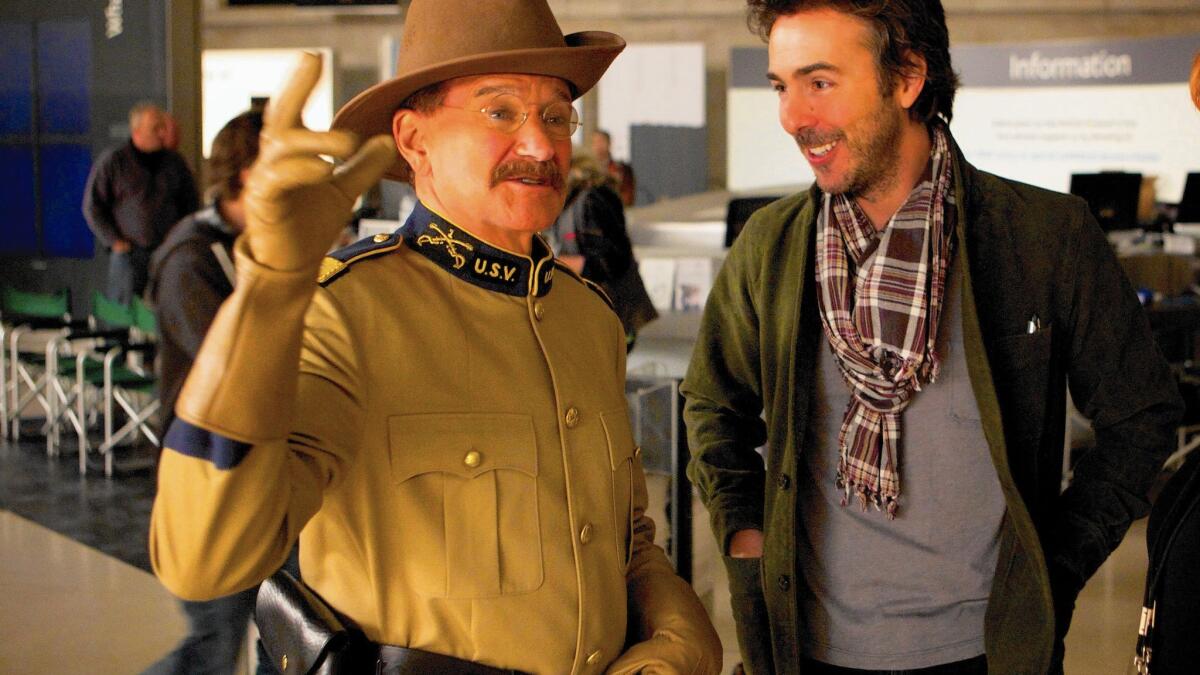 Shawn Levy on the sets of Night at the Museum