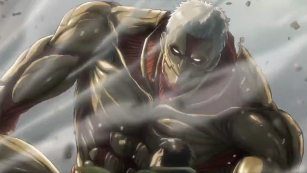 Reiner in Armored Titan mode