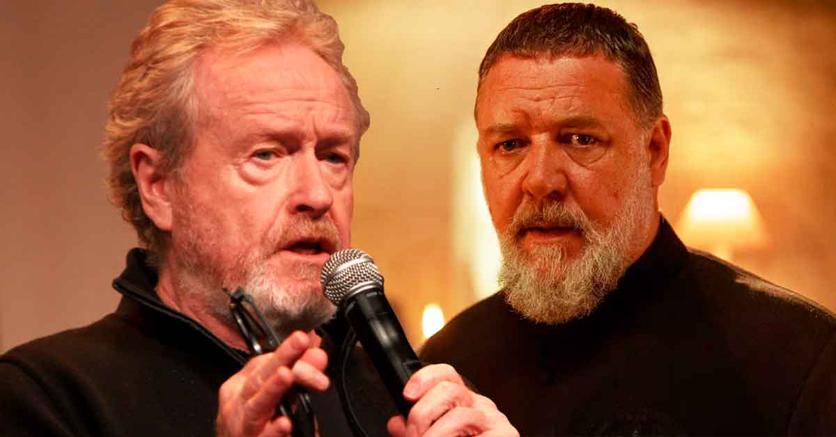 ridley scott fell in love with russell crowe after one test scene that didn’t even have a line