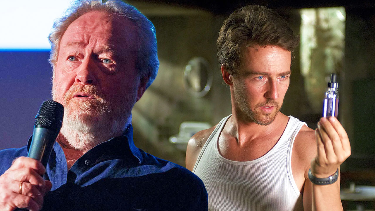 ridley scott’s own rule for editing ruined one of his best movies for which edward norton refused to take credits