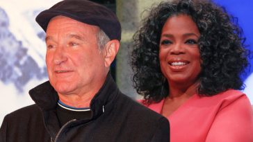 robin williams protected his co-star who was scared to talk to oprah winfrey with a sassy answer