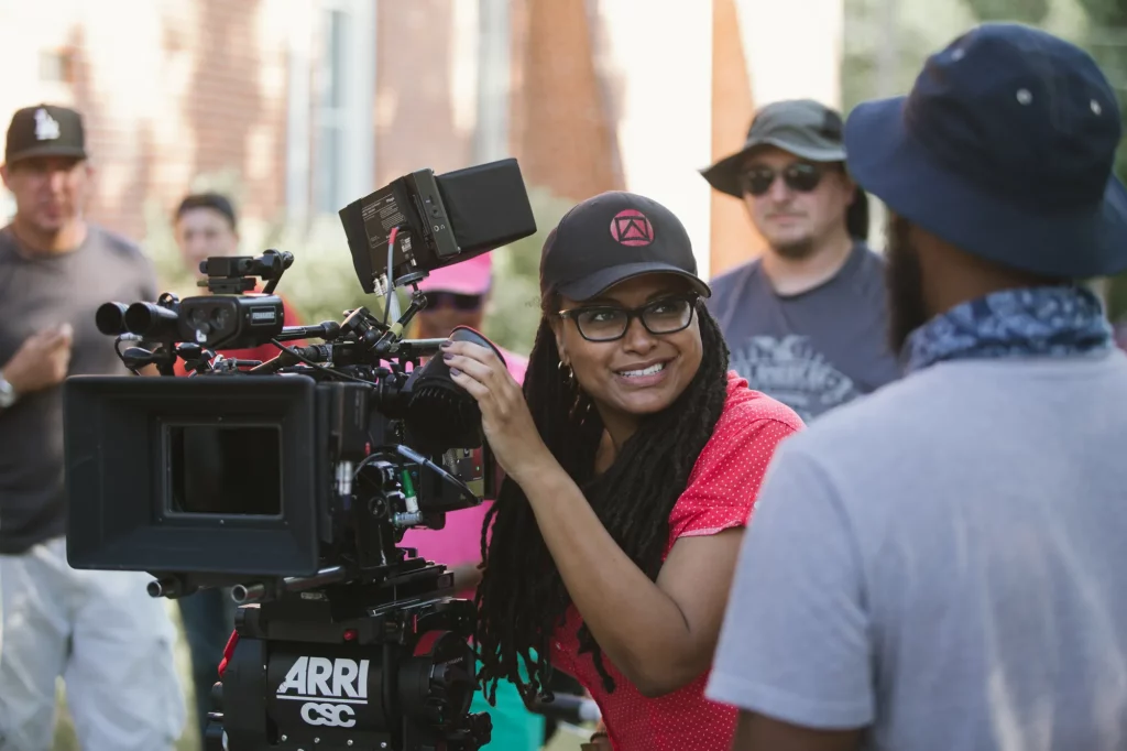 Ava DuVernay on the sets of Selma 
