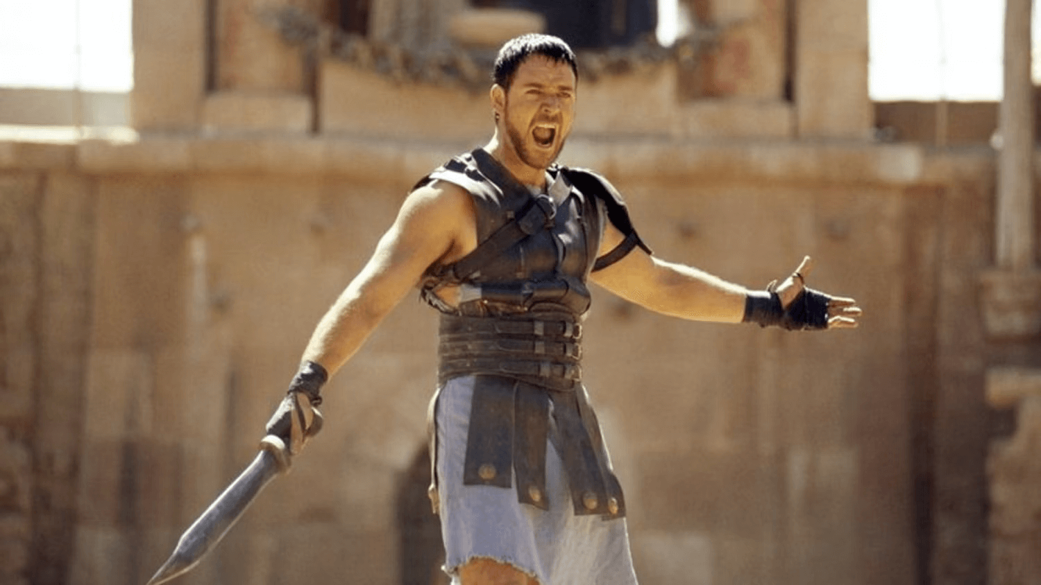 Russell Crowe in Ridley Scott's Gladiator