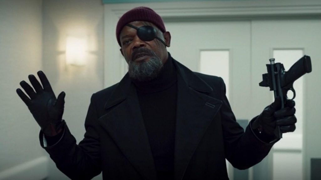 Samuel L Jackson as Nick Fury in a still from Secret Invasion