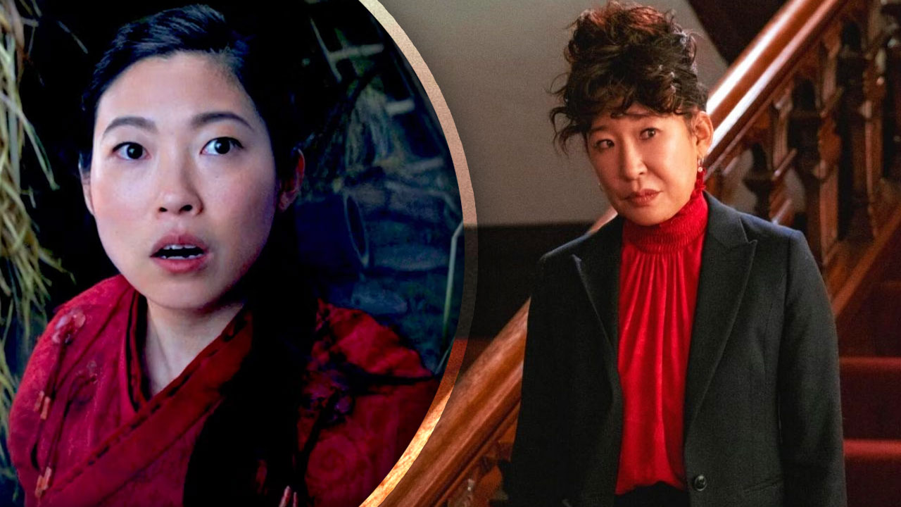 shang-chi star awkwafina’s alleged childhood trauma becomes comedy gold for sandra oh’s latest film