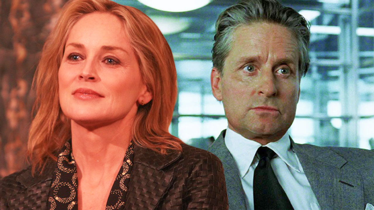 sharon stone took one “piece of art” home from scandal-ridden film after finding out she was paid only 3.5% of michael douglas’ salary