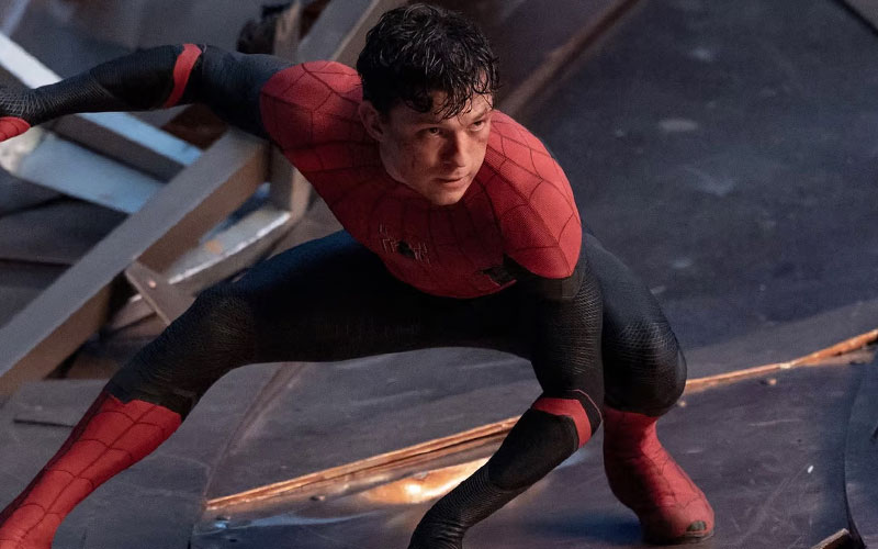 Spider-Man posing