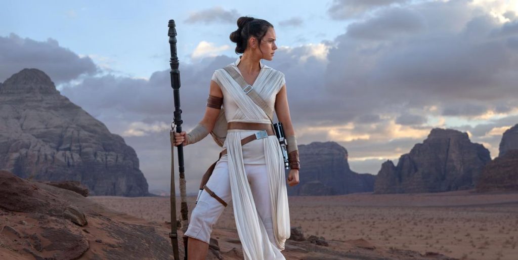 Daisy Ridley as Rey in Star Wars sequel trilogy